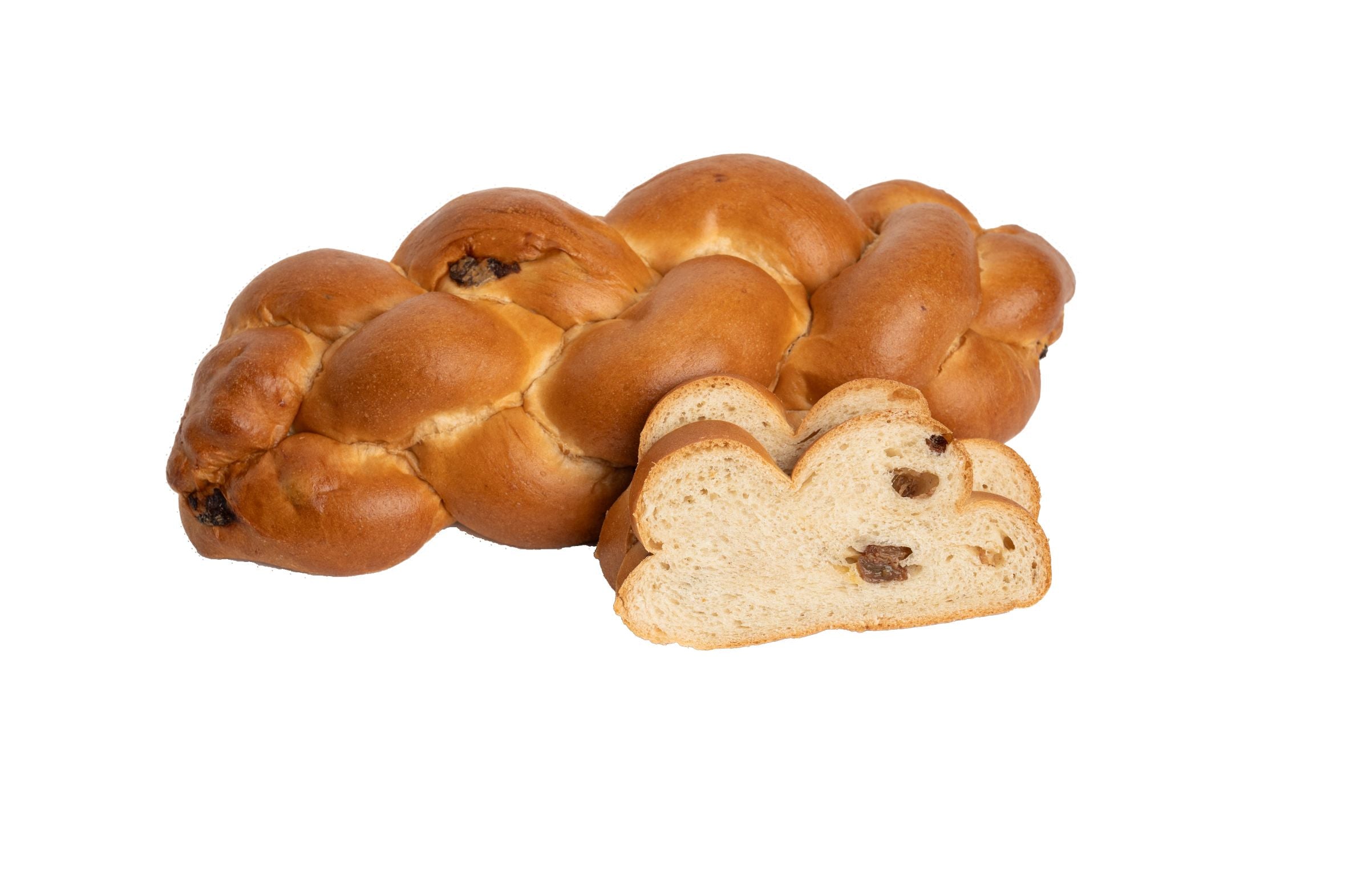 Striezel mit Rosinen